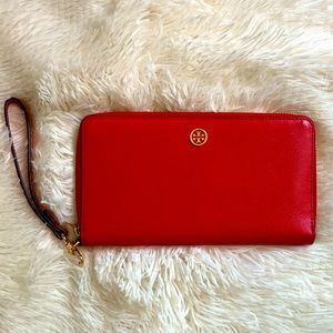 Tory Burch Parker Travel Continental Wristlet Wallet